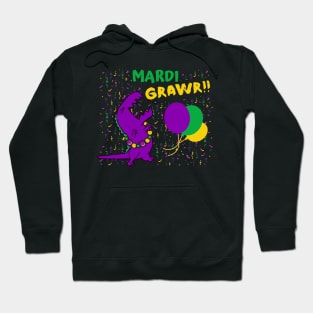 Mardi Grawr - Kids Mardi Gras design Hoodie